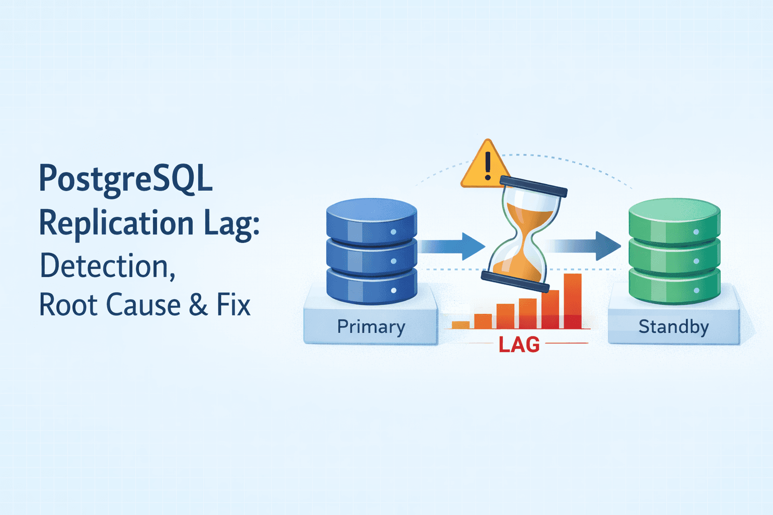 Cover Image for PostgreSQL Replication Lag: Detection, Root Cause & Fix